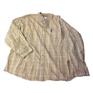 Columbia Button Up Checkered Size XL Flannel Shirt